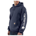 Men's Carhartt  Mid-Weight Signature Sleeve Logo Hooded Sweatshirt